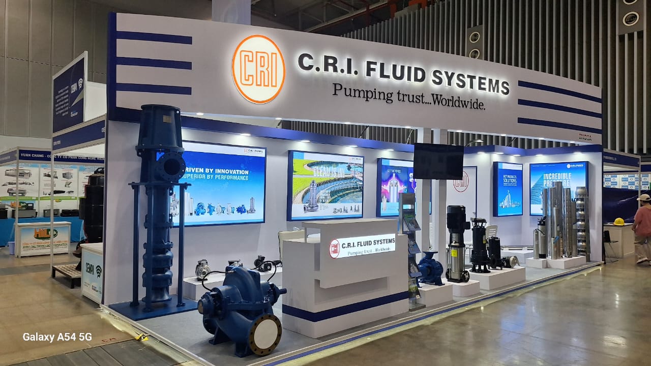 Bơm công nghiệp Tài Phước đồng hành cùng CRI Pumps tại Triển lãm Vietwater 2025 – Khẳng định vị thế đối tác chiến lược tại Việt Nam